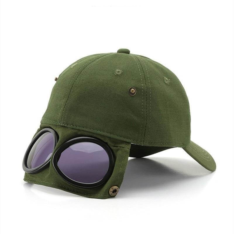 Cool Unisex Aviator Sunglasses Hat - Image 3