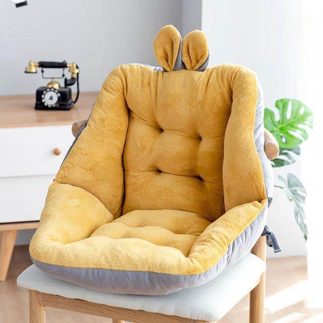 Fluffy Cute Chair Back Cushion - Image 2