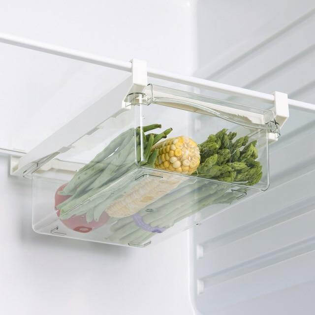 Fridge Organizer Under Shelf Drawer Box - Image 3