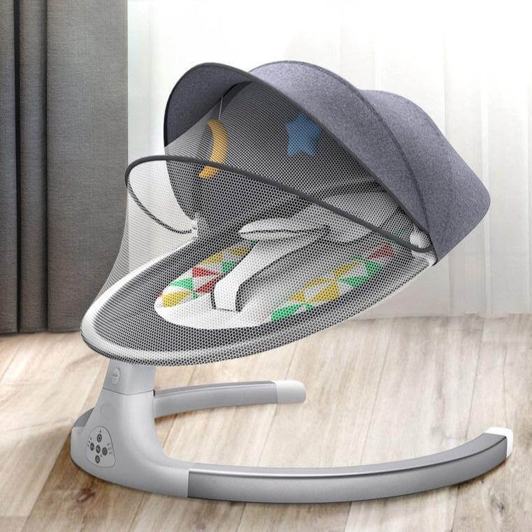 Remote Controlled Bluetooth Smart Baby Rocking Bouncer - Image 3