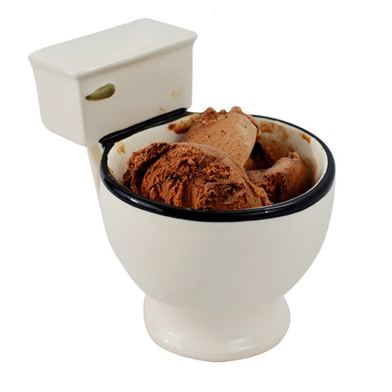 Toilet Ceramic Coffee Mugs with Handgrip - Image 2