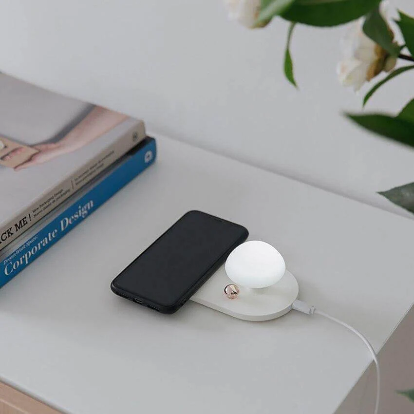 Mushroom USB Wireless Charging Night Light - Image 2