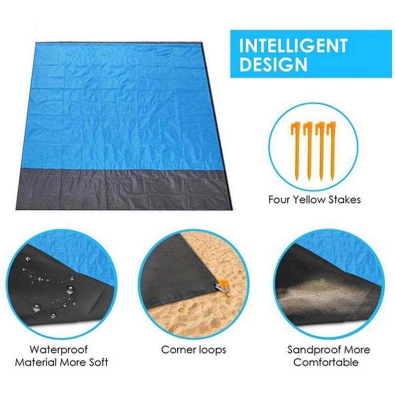 Portable Waterproof Beach Mat - Image 2