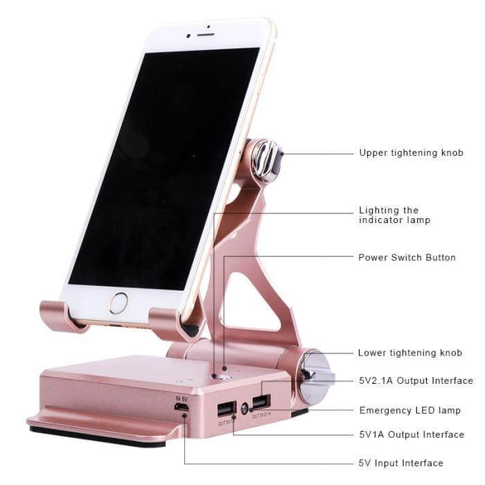 Portable Adjustable Mobile Phone Charging Stand - Image 3
