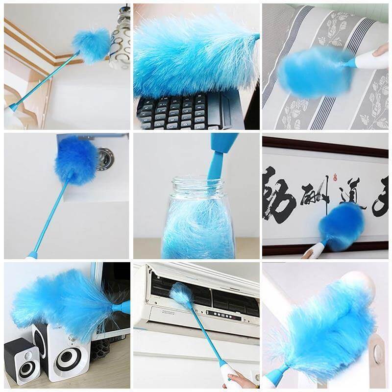 Adjustable 360 Electric Rotating Cleaning Dust Brush - Image 2