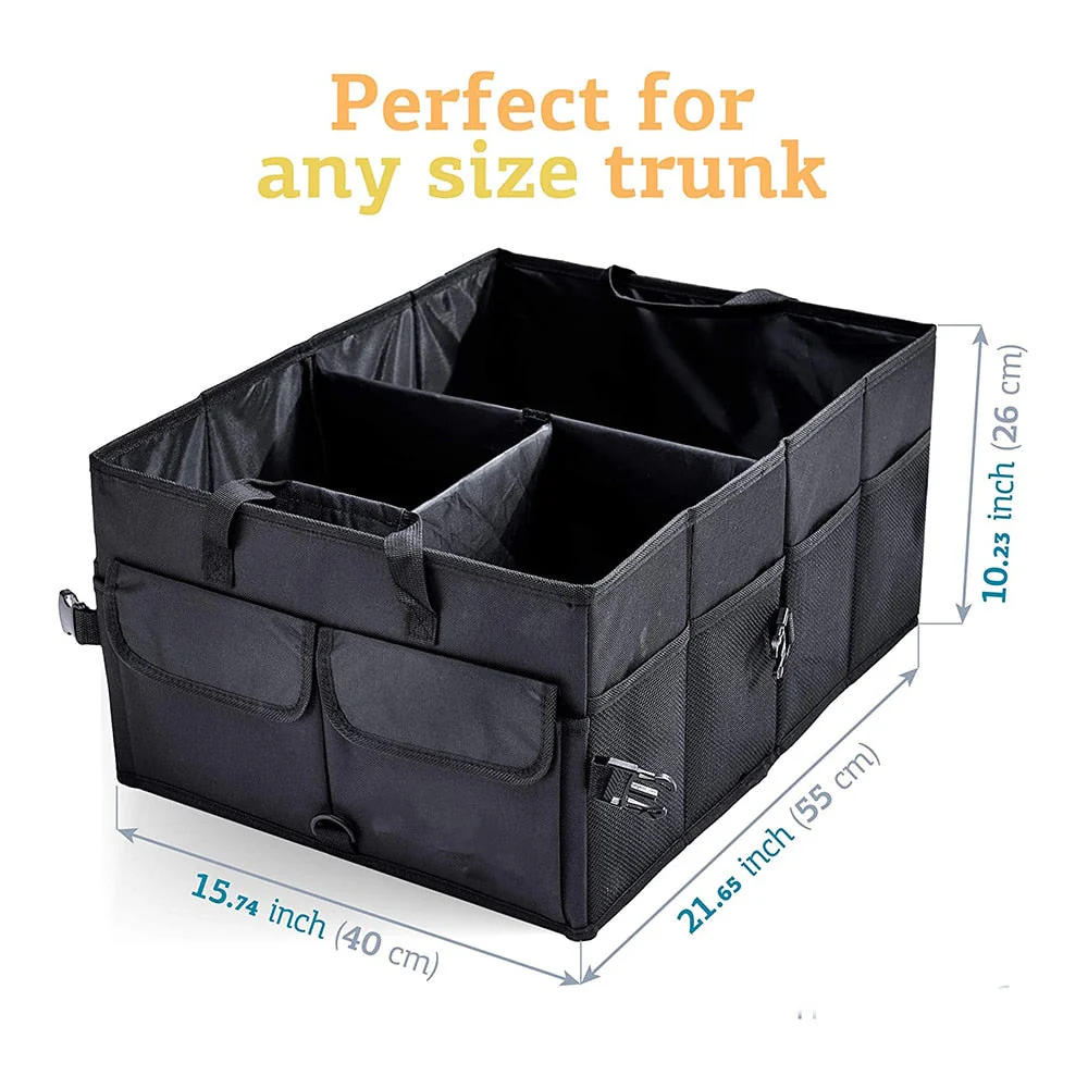 Foldable Large Capacity Durable Car Trunk Organizer Box - Image 2