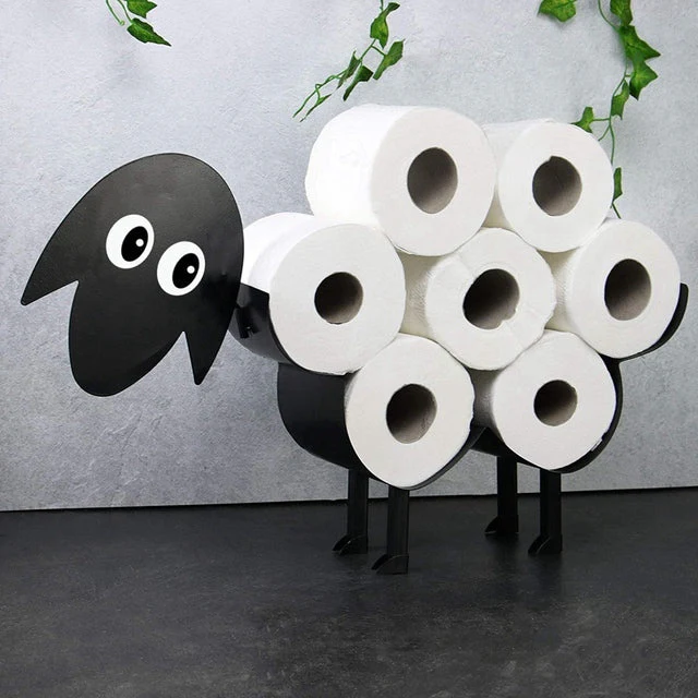 Sheep Decorative Toilet Paper Holder - Image 3