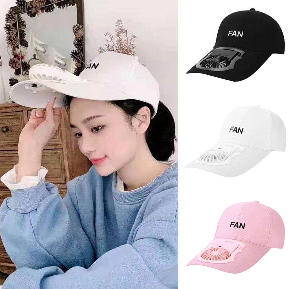 Summer USB Charging Cooler Fan Cap - Image 2