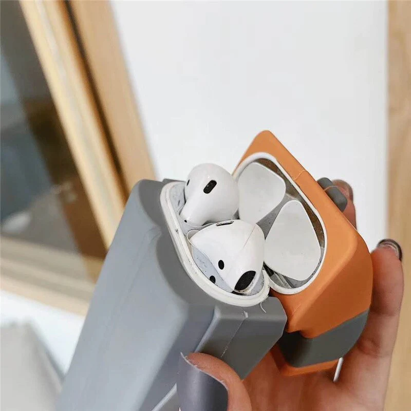 3D Gun Shape Soft Silicone AirPods Case - Image 2