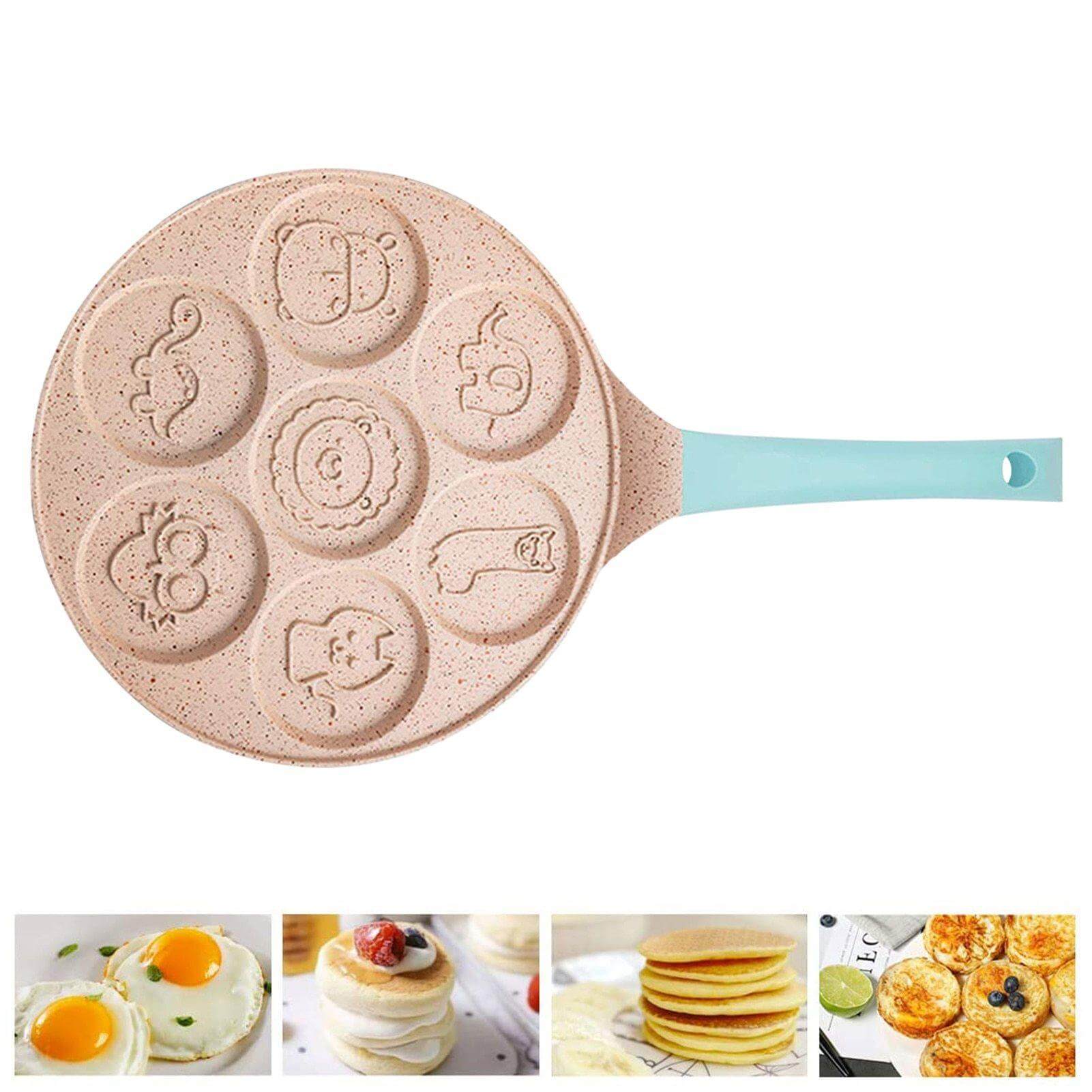 7-Shape Cartoon Animals Heavy-duty Pancake Pan - Image 2