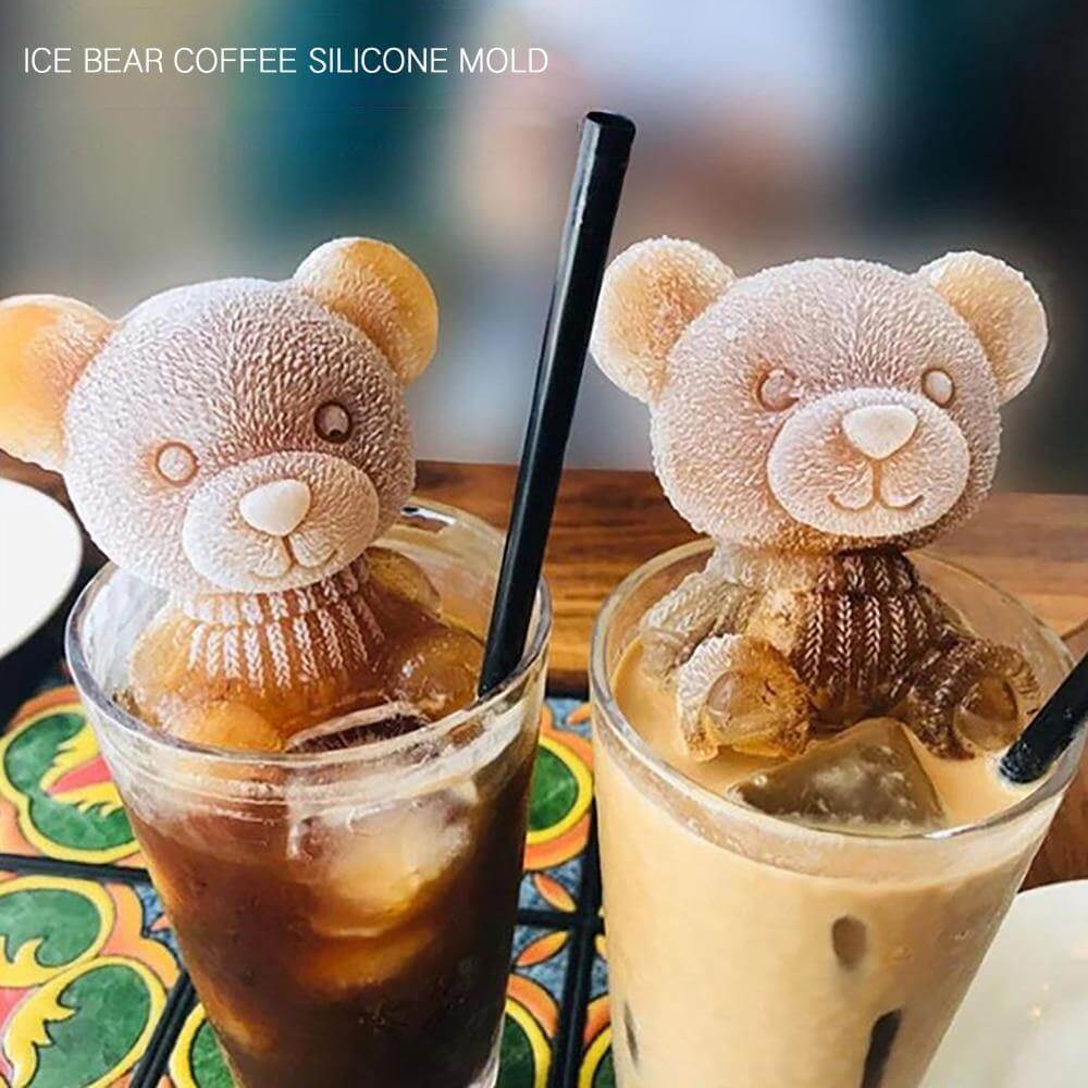 3D Bear Ice Cube Mold - Image 1