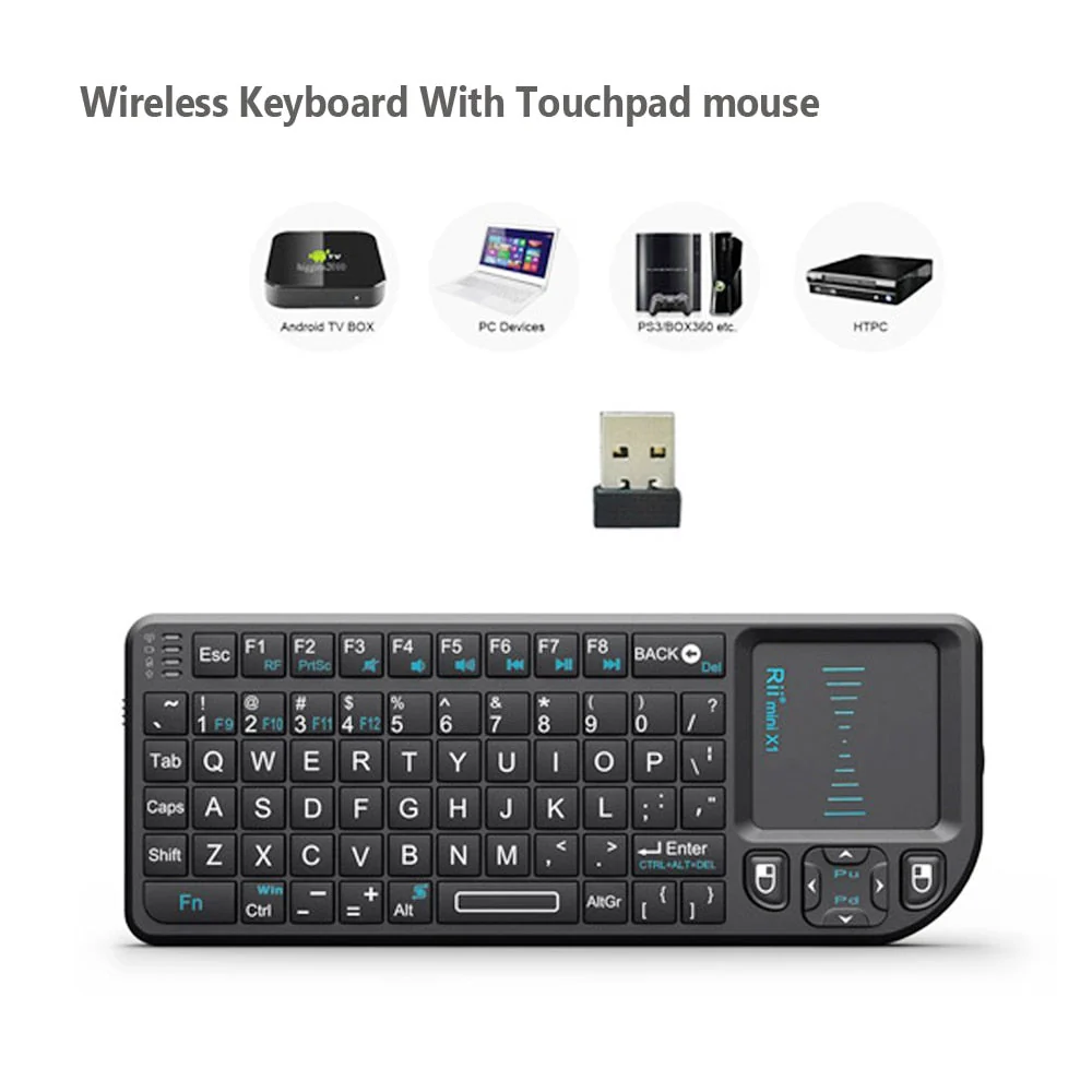 Wireless Universal Mini Keyboard Touchpad - Image 3
