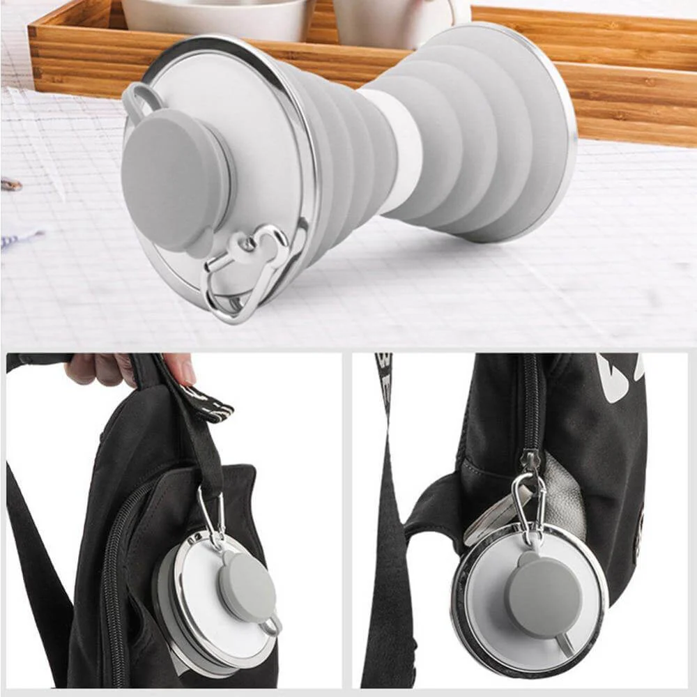 500mL Foldable Soft Silicone Bottle - Image 3