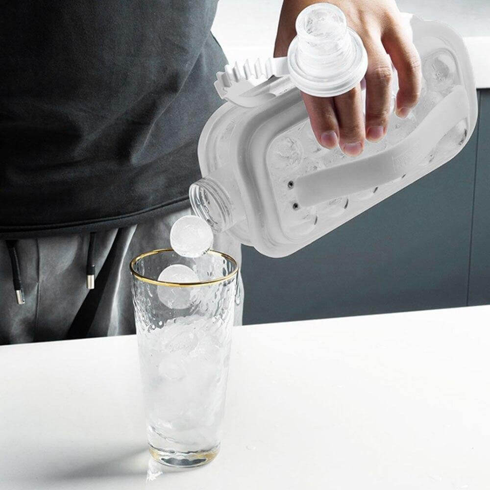 Portable Cooler with Lid and Ice Maker - Image 2
