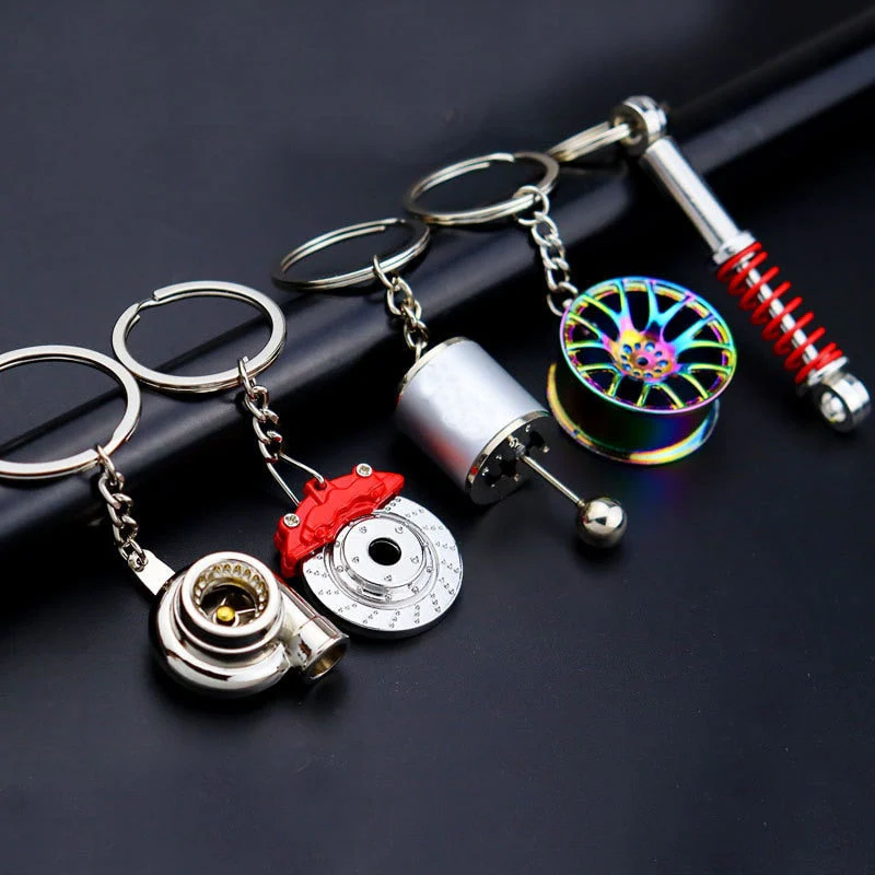 Creative Car Parts Keychain - Image 1