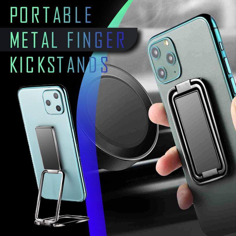 Rotatable Metal Self-Stick Phone Holder - Image 2