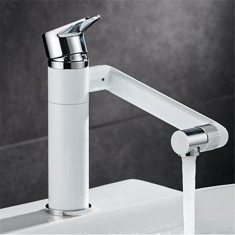 360 Rotation Black Modern Single Bathroom Faucet - Image 2