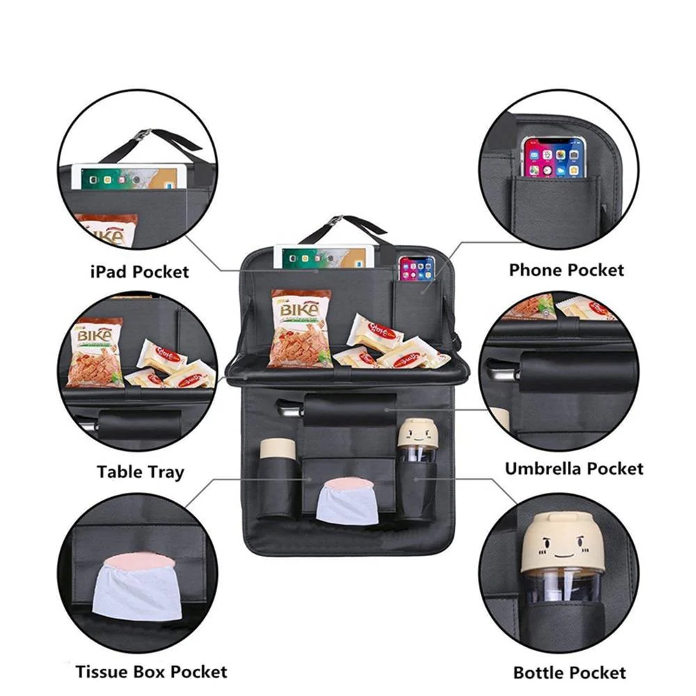 Foldable Car Back Seat Organizer - Image 2