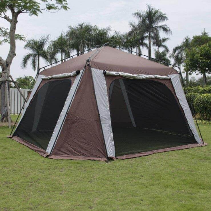 Anti-UV Oversize Silver Coating Camping Tent - Image 3