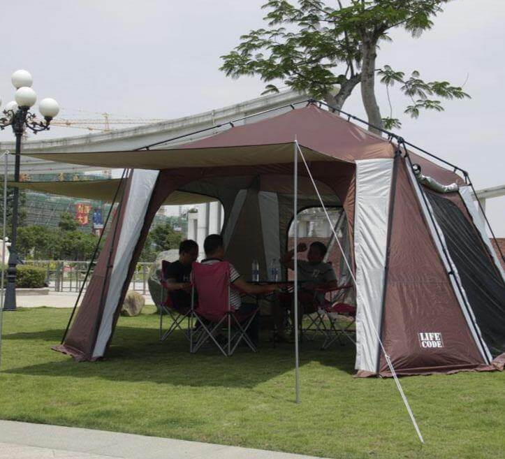 Anti-UV Oversize Silver Coating Camping Tent - Image 2