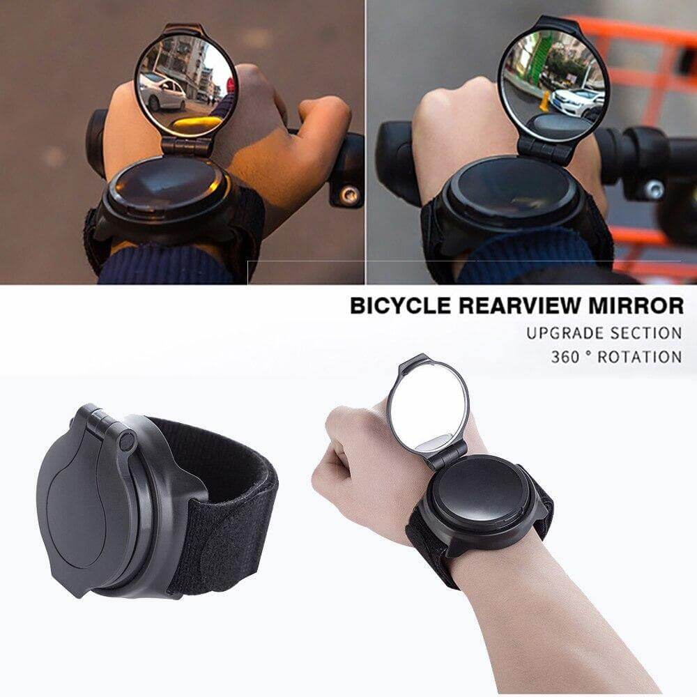 Cycling Wrist Band Back Mirror - Image 2
