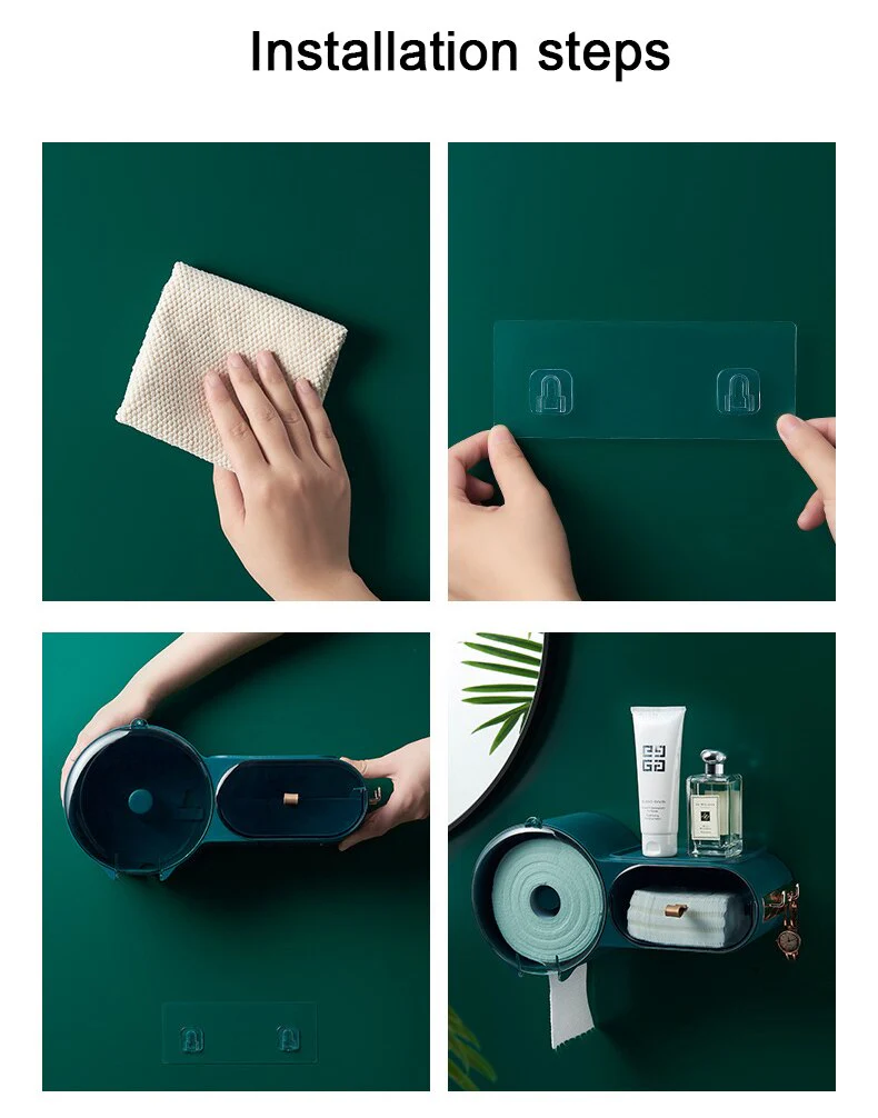 Wall Mounted Paper Holder - Image 3