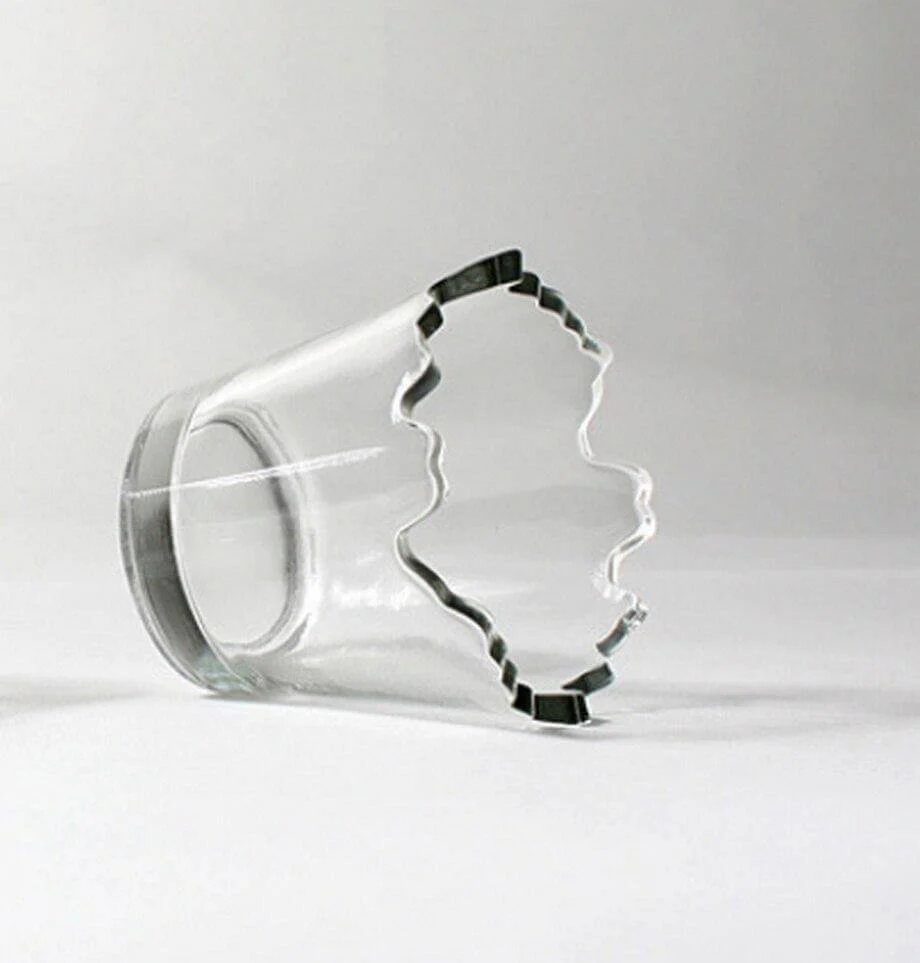 2pcs Irregular Stylish Glass - Image 2