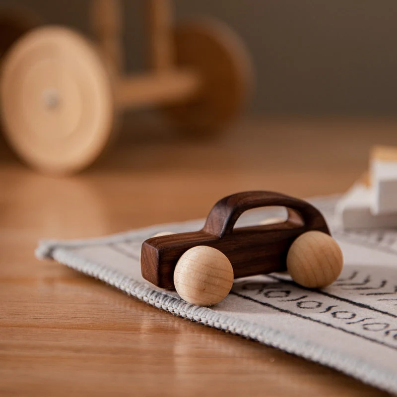 Nordic Style Minimal Wooden Car - Image 1