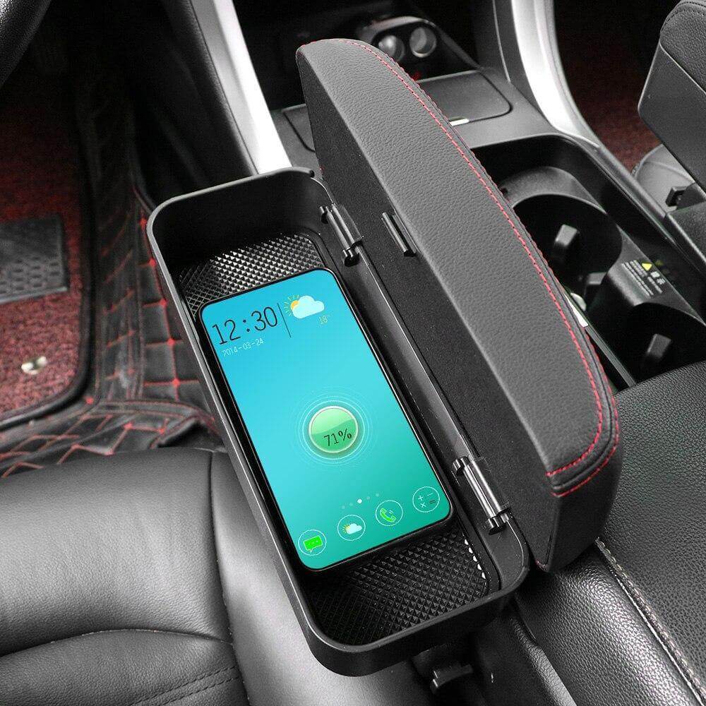 Auto Seat Gap Organizer with Wireless Charger - Image 2