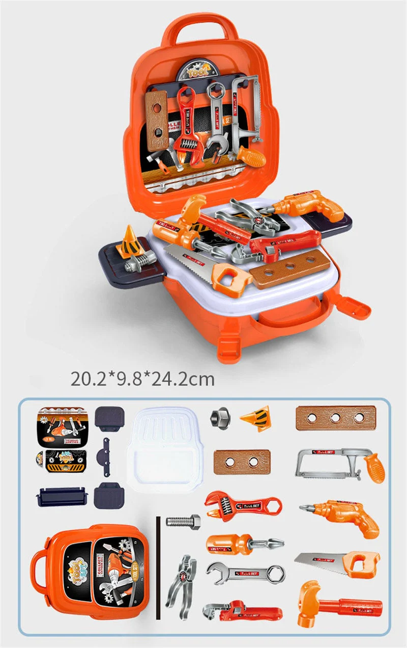 Kids Educational Toy Toolbox Set Bag - Image 2