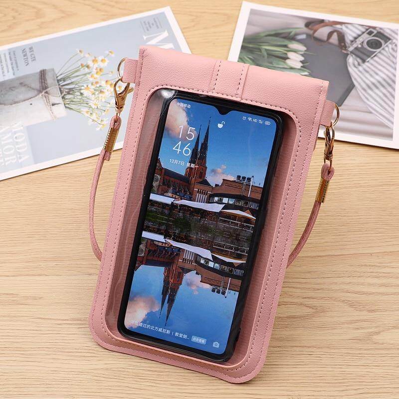 Transparent Women Wallet Shoulder Phone  Case - Image 2