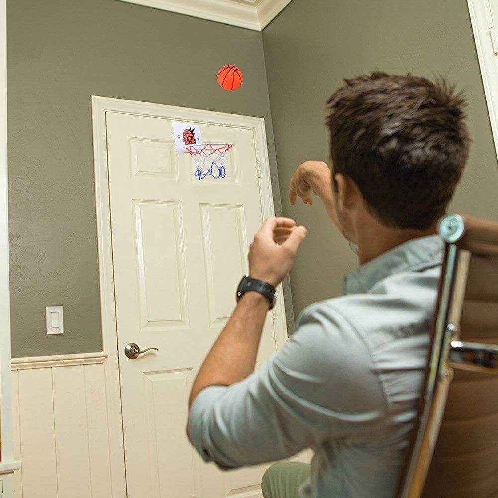 Wall-Mounted Mini Basketball Hoop Toy Set - Image 2