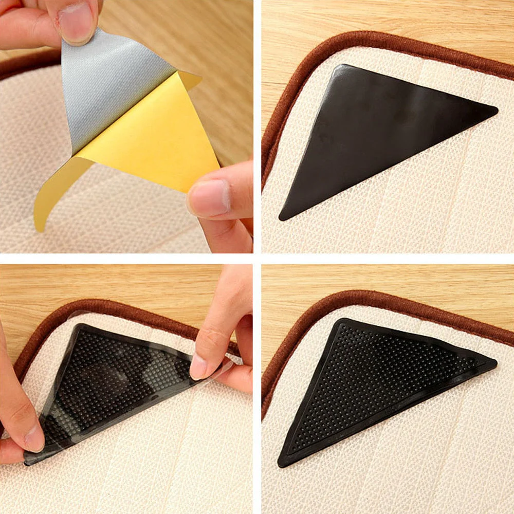 4pcs Reusable Non Slip Carpet Stickers - Image 2