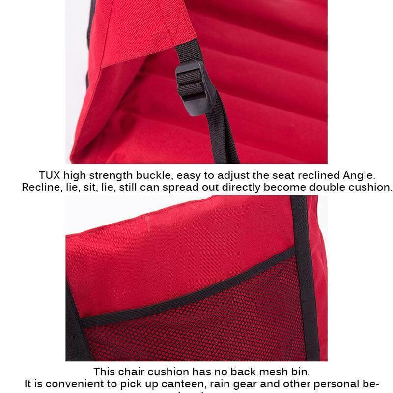 Non-Slip Foldable Seat Pad With Backrest - Image 2