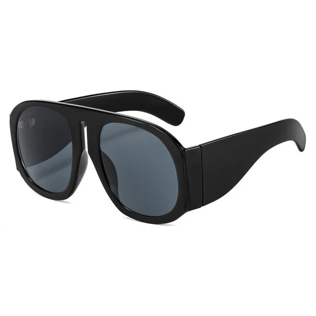 Aviator Vintage Oversized Sunglasses - Image 2