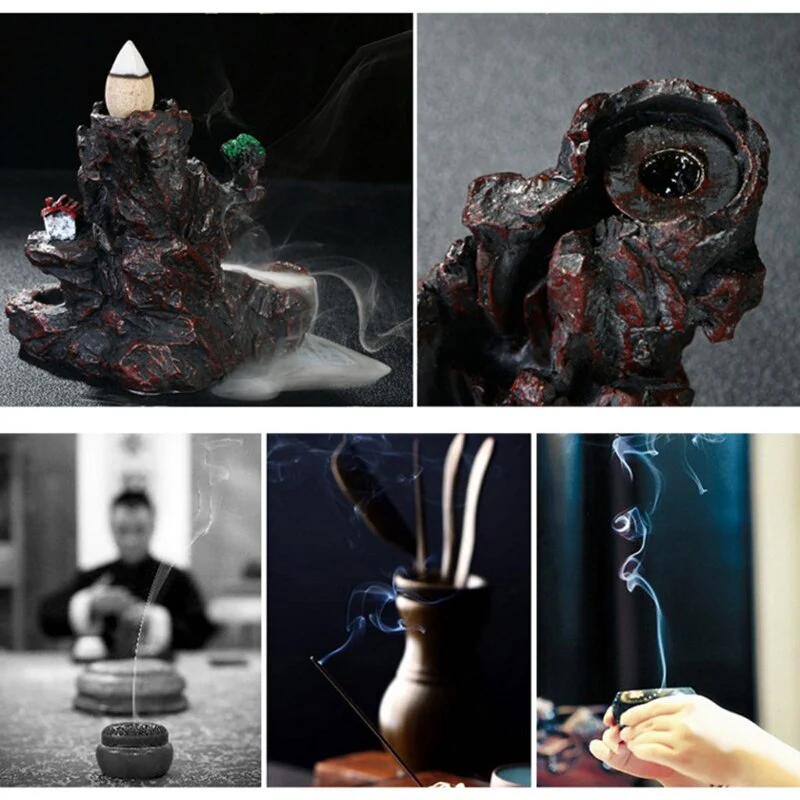 Ceramic Creative Waterfall Incense Burner - Image 3