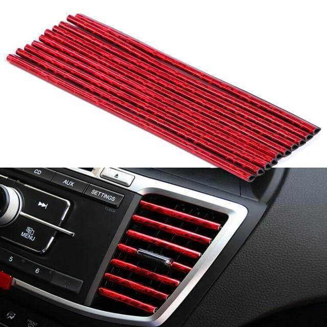 10PCS DIY Car Air Outlet Decorative Strip - Image 2