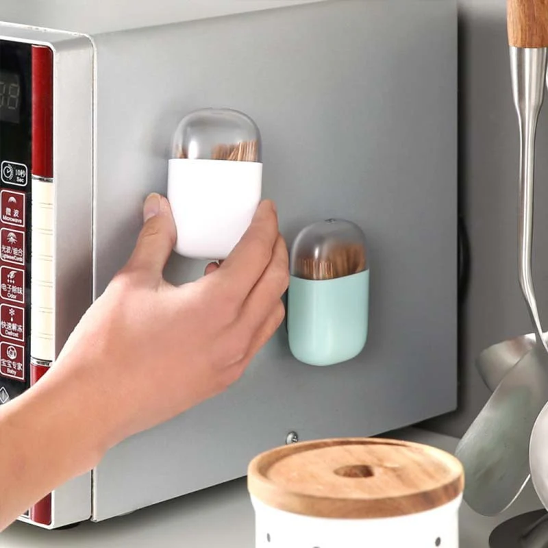 Magnetic Refrigerator Toothpick Holder - Image 1