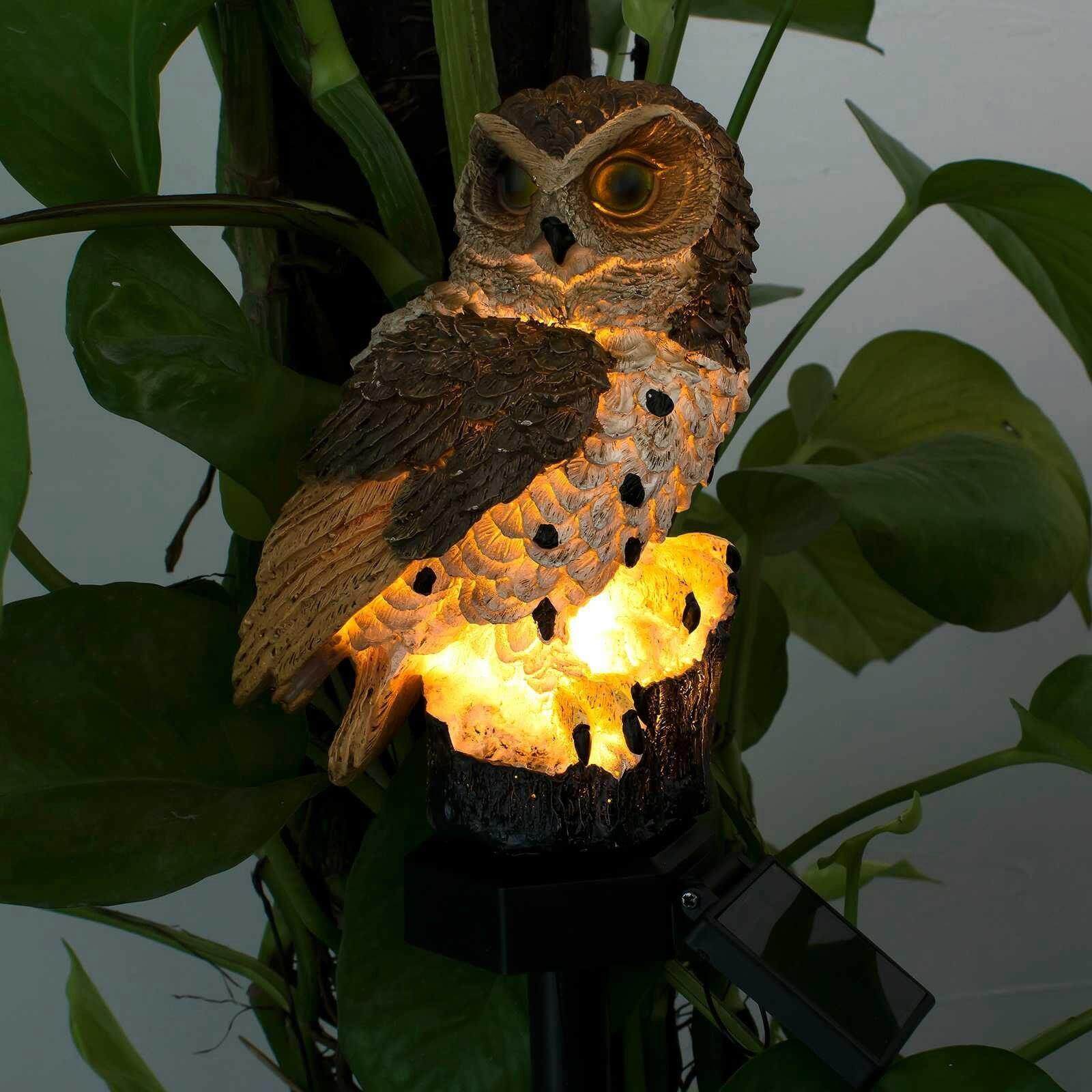 Creative Owl Garden Solar Night Lamp - Image 2