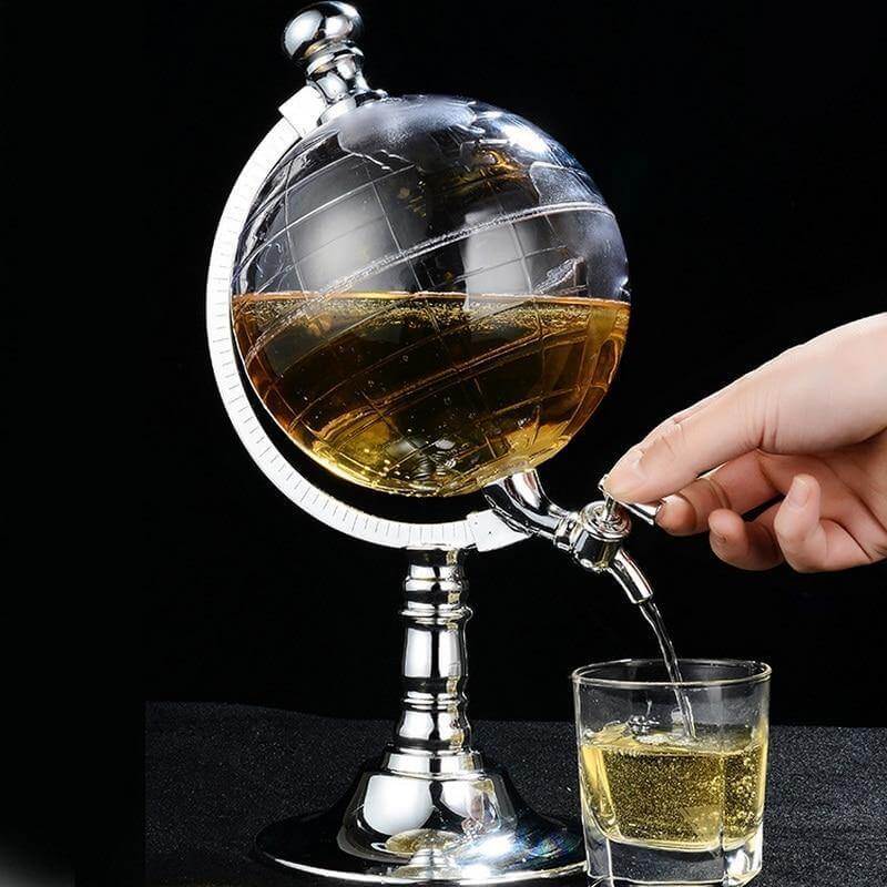 Elegant Globe Vintage Beverage Dispenser - Image 1