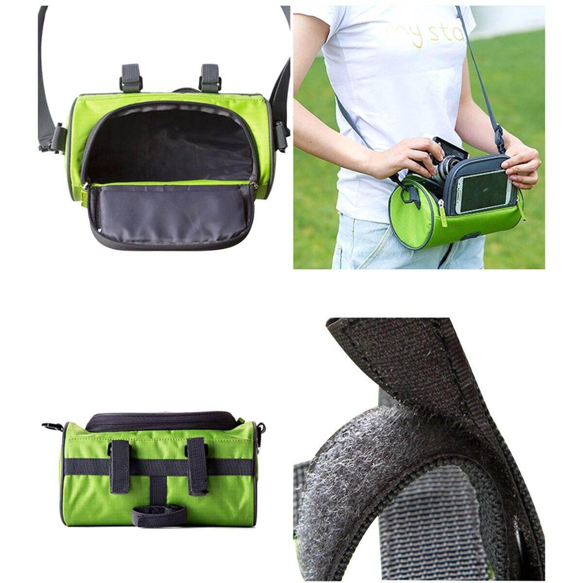 Mountain Bike Transparent Phone Holder Storage Bags - Image 2