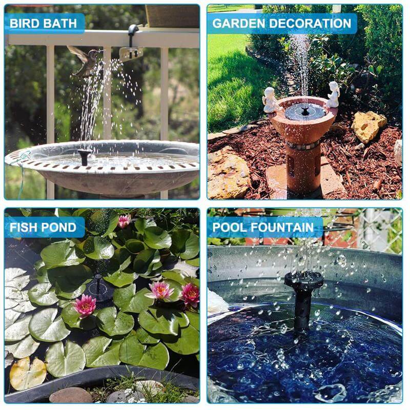 Floating Solar Powered Water Fountain - Image 3