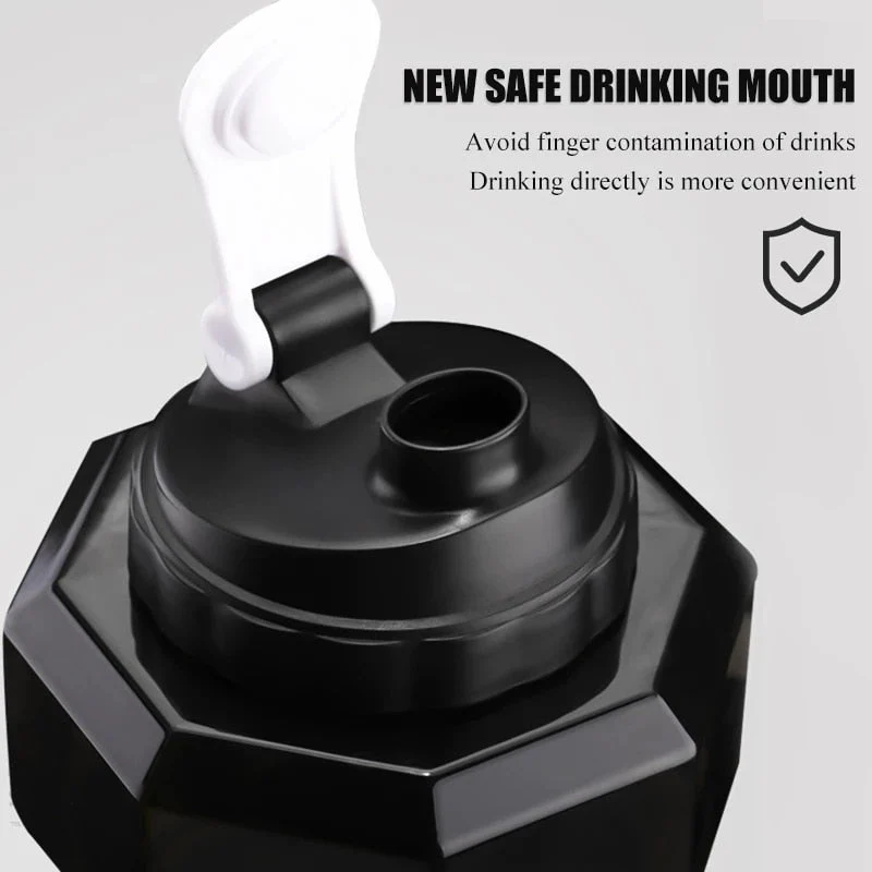 2.2L Creative Water Dumbbell Bottle - Image 2