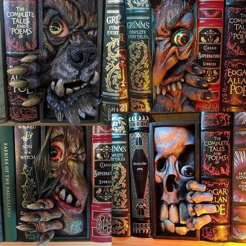 Monster Figurines Bookshelf Book Separator - Image 2