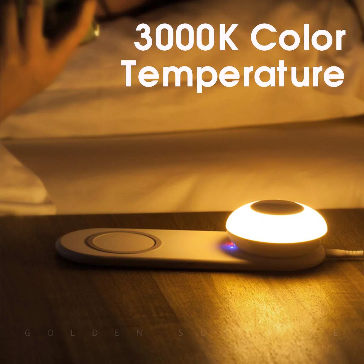 Smart Modern Wireless Charging Slim Night Lamp - Image 3