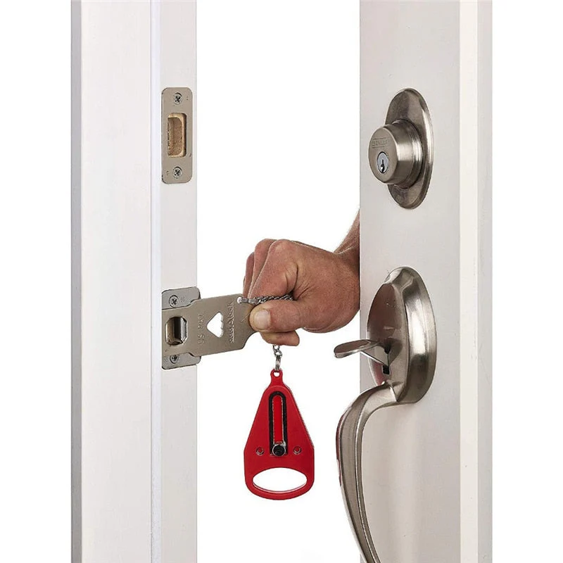 Portable Travel Door Stopper Lock - Image 1