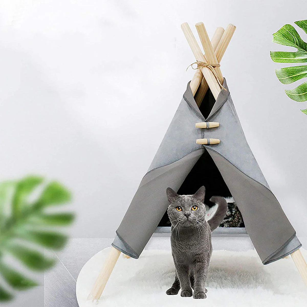 Portable Cute Pet Bed Tent - Image 2