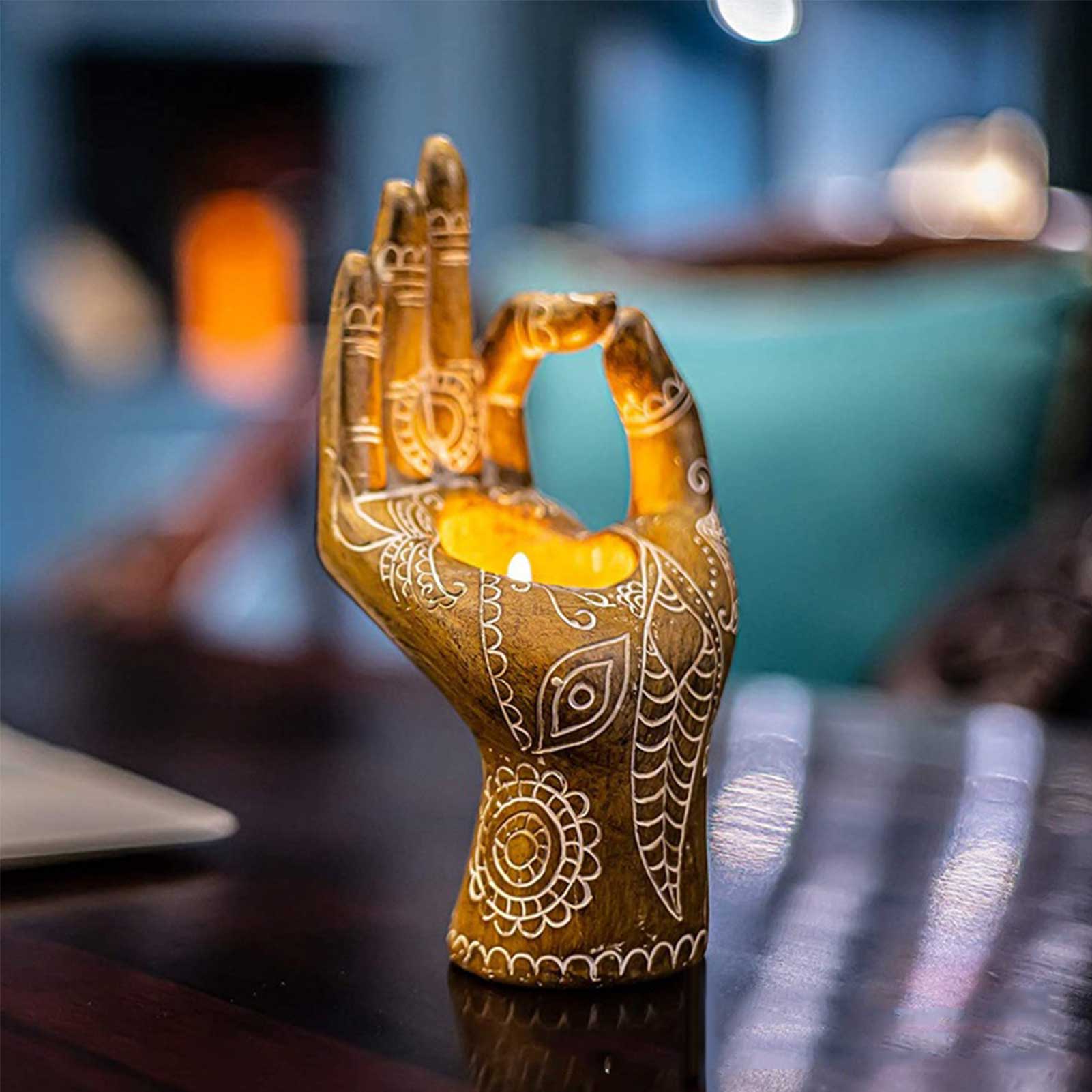 Creative Relaxing Meditation Candle Holder - Image 2