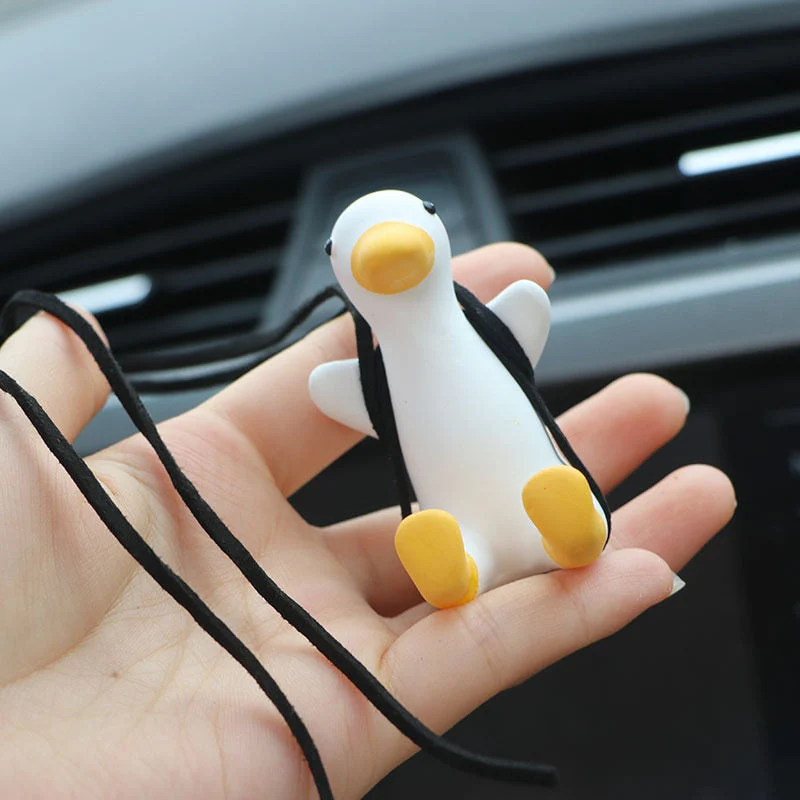 Swinging Duck Car Mirror Ornament - Image 2