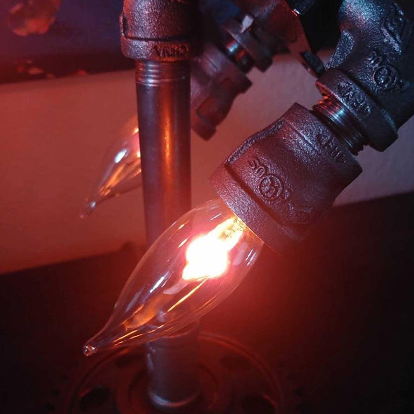 Rocket Ship Industrial Vintage Lamp - Image 3